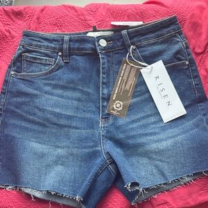 Risen Women's Blue Jean Shorts